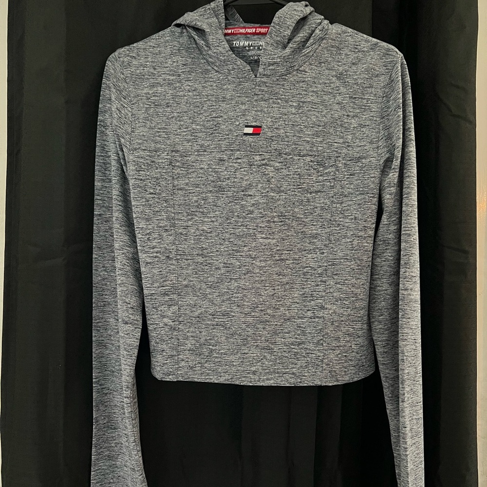 Tommy Hilfiger Woman Pullover Cropped Hoodie